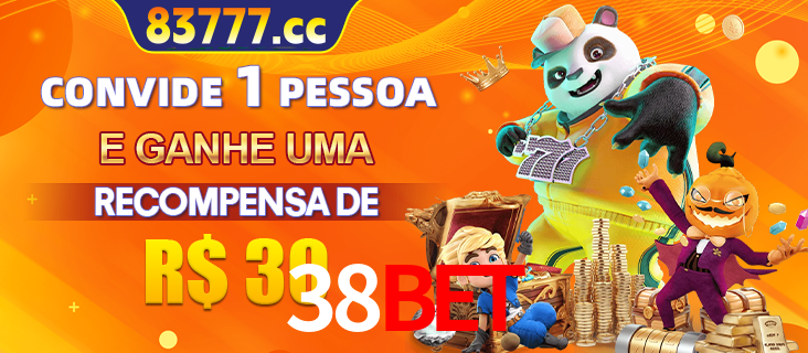 Banner institucional da 38BET sobre parceria de marcas e criação de uma marca de excelência, apresentando os mascotes de jogos populares como o Fortune Tiger.