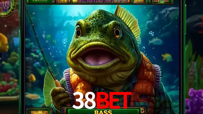 Personagem de peixe pescador do popular jogo de slot com tema de pescaria, uma das emocionantes opções de caça-níqueis para jogar e ganhar no cassino 38BET.